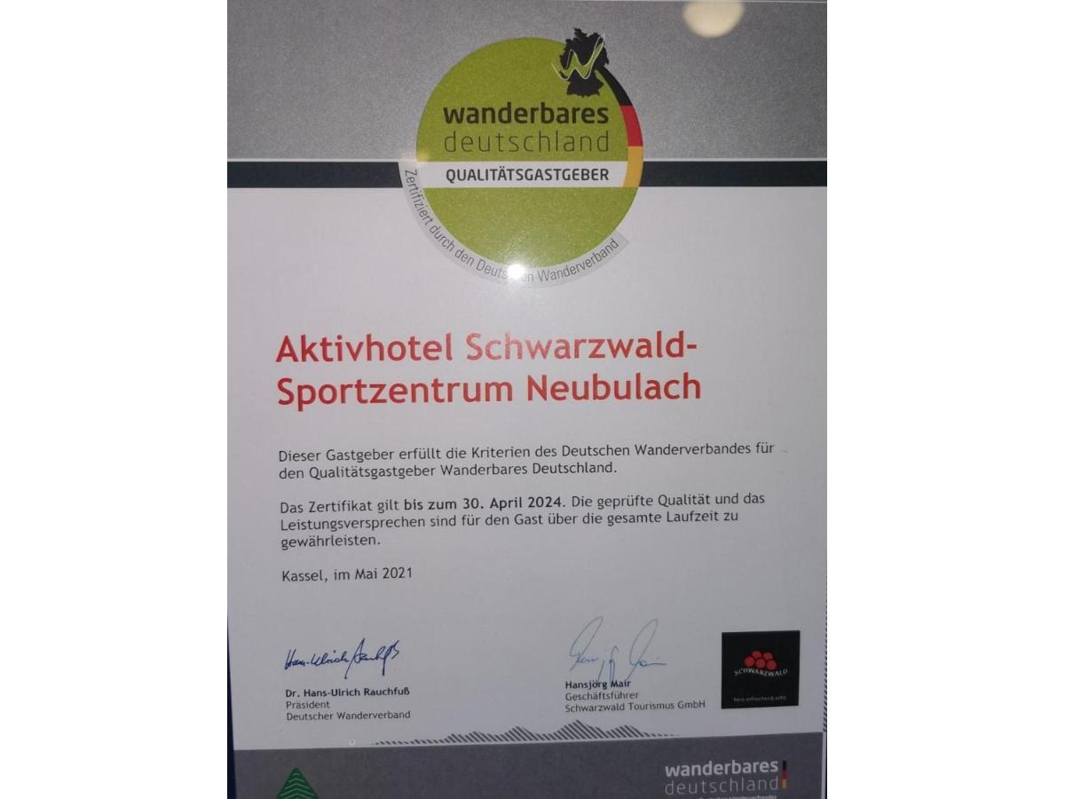 Schwarzwald Sportzentrum Neubulach מראה חיצוני תמונה